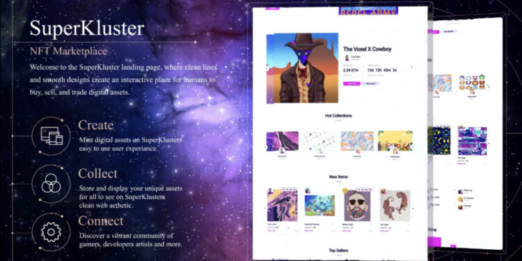 SuperKluster.io to be released in March, Revolutionary NFT Marketplace from Voxel X Network