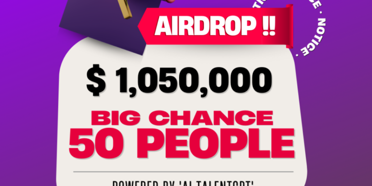 AI TalentGPT Announces $1,050,000 Airdrop Campaign: Highest In History Of Crypto